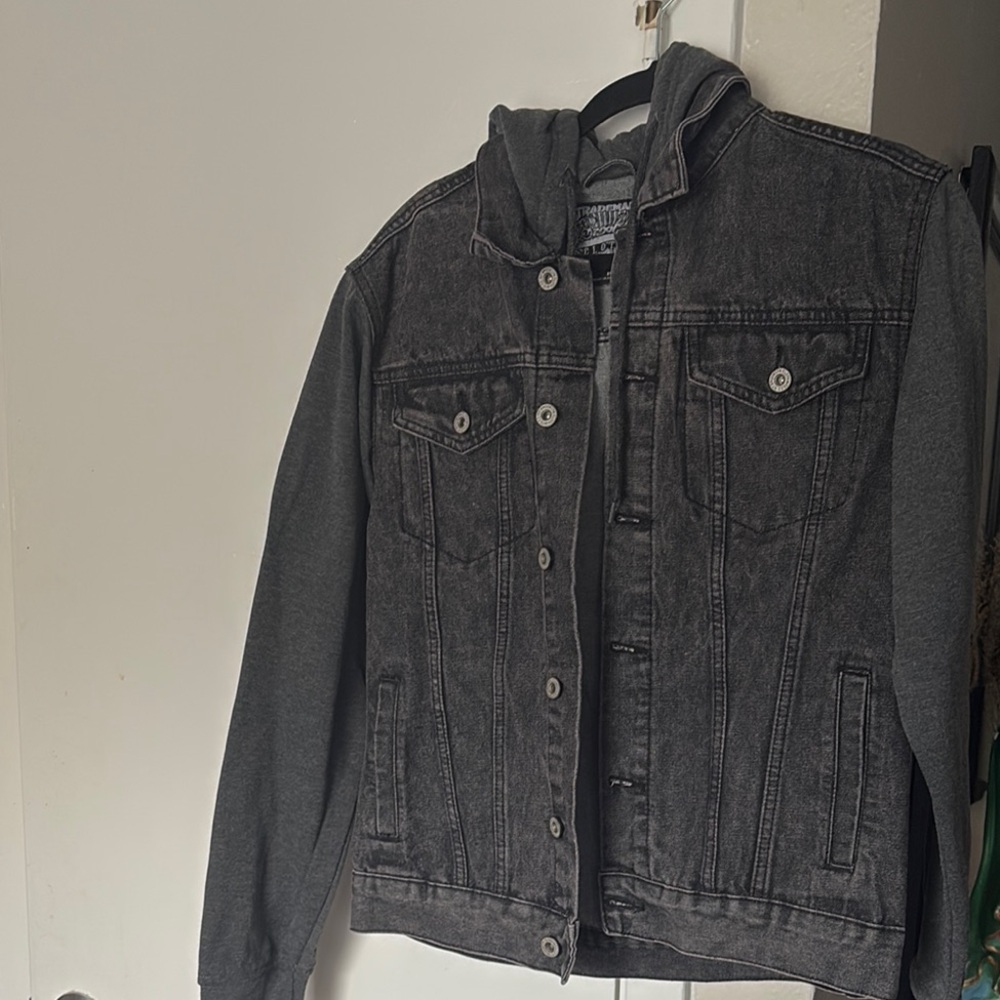 Men's Black Denim Jacket